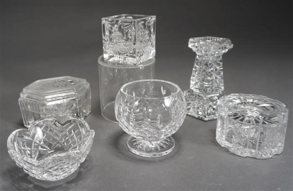 SIX WATERFORD CRYSTAL CABINET ARTICLESSix 323bac