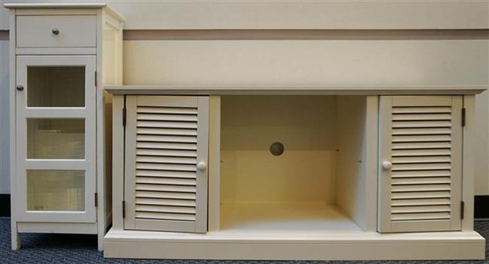 ENAMEL DECORATED SIDE CABINET AND 323c11