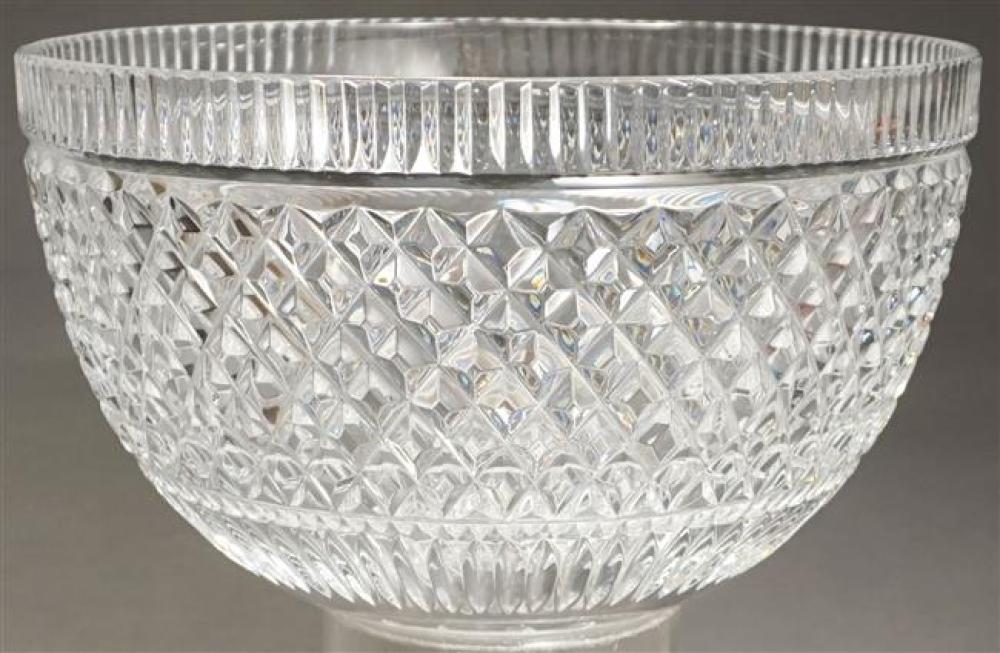 WATERFORD CRYSTAL BOWL, H: 6 IN,