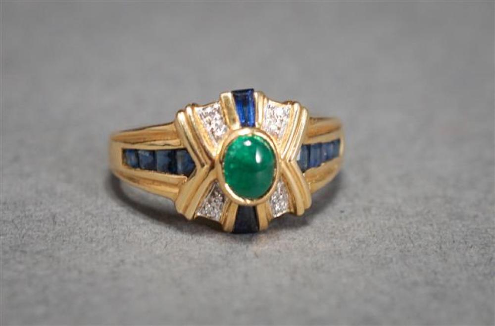 14 KARAT YELLOW GOLD EMERALD  323c27