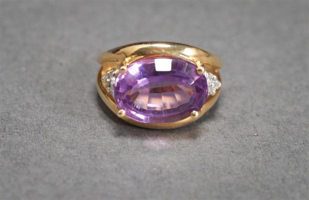 14 KARAT YELLOW GOLD AMETHYST 323c31