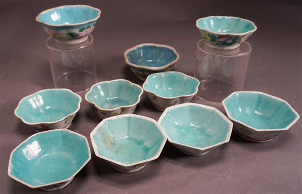 COLLECTION OF TEN CHINESE TURQUOISE