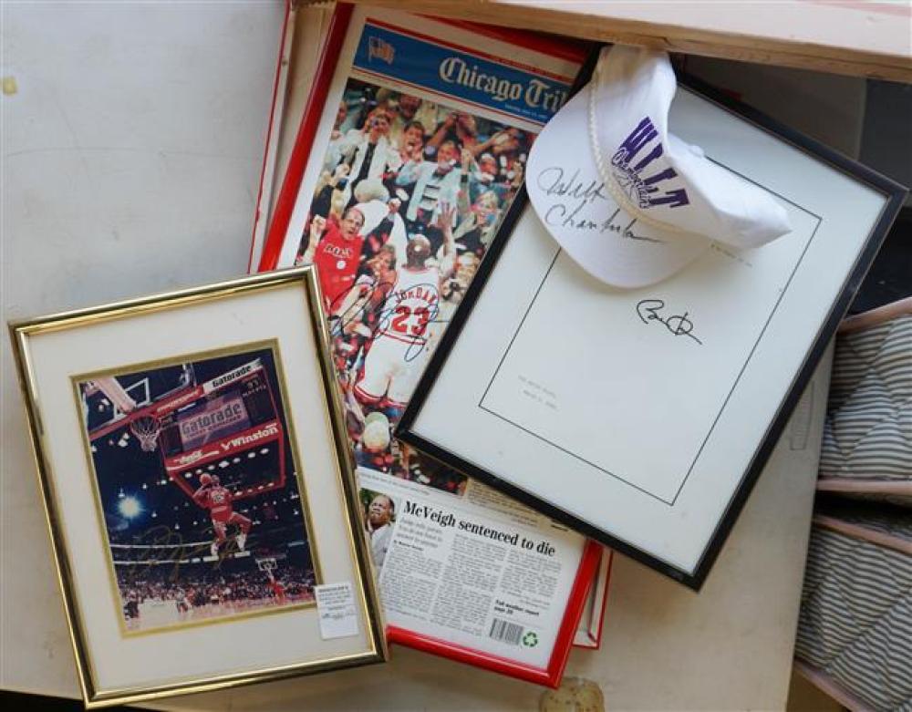 COLLECTION OF AUTOGRAPHED SPORTS