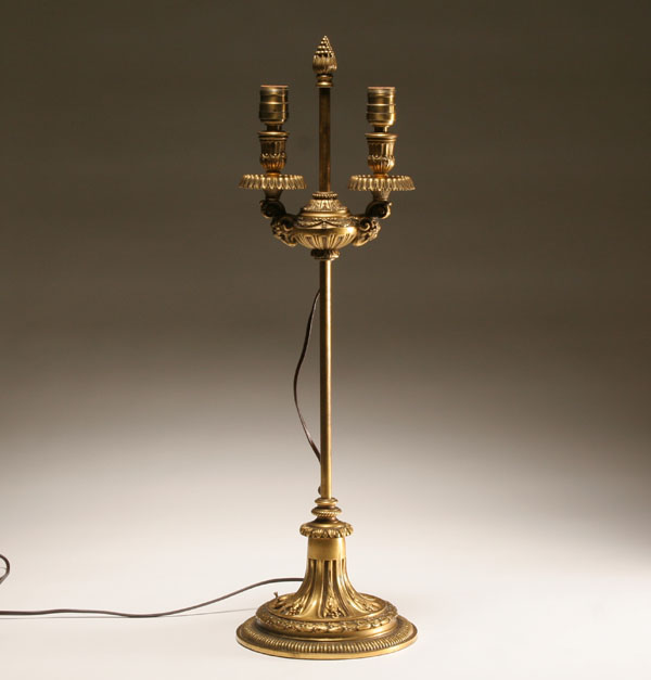 Louis XVI style French gilt bronze