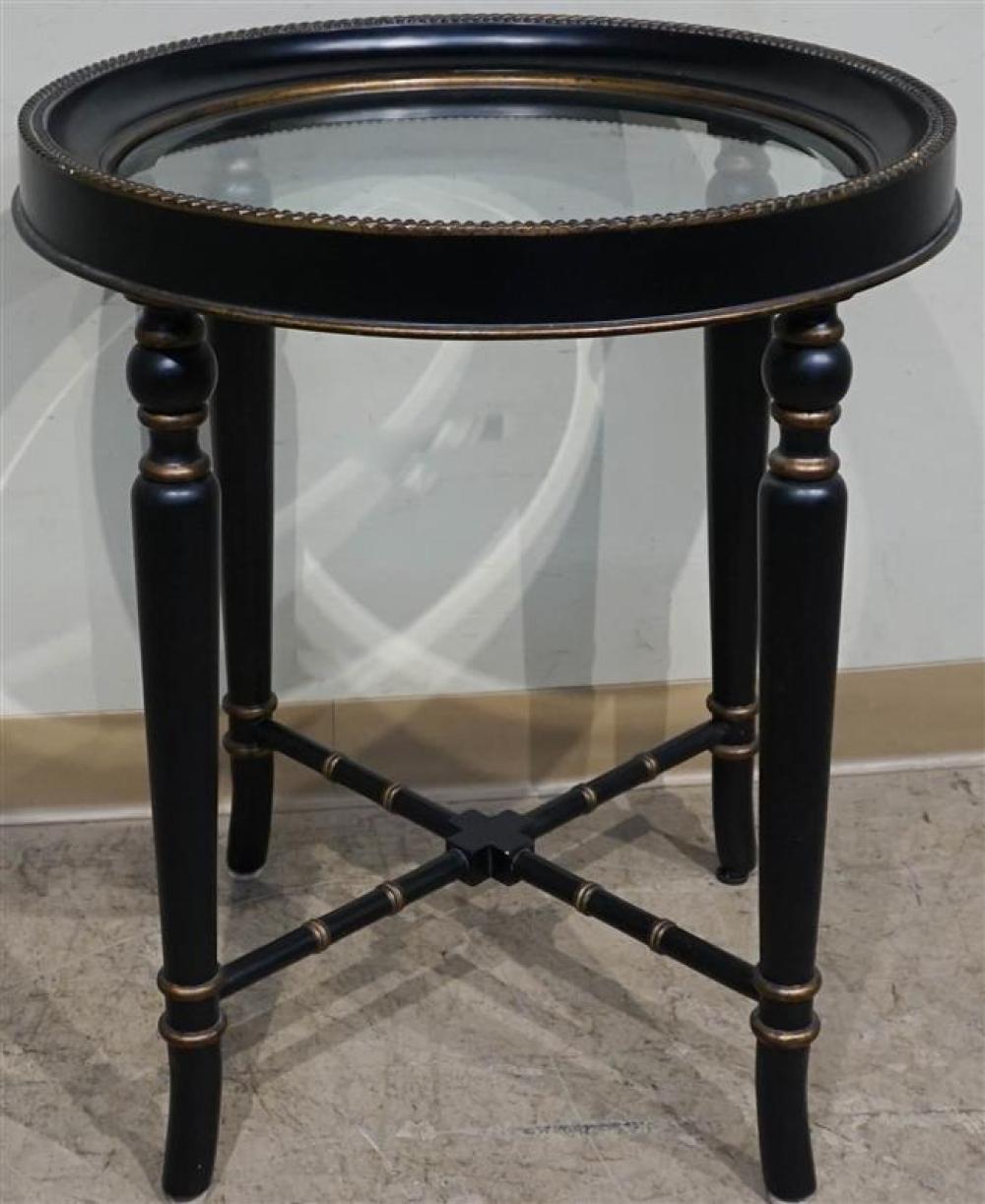 NEOCLASSICAL STYLE EBONIZED PARCEL