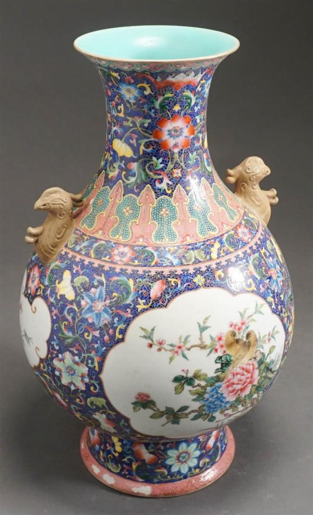 CHINESE FAMILLE ROSE AND POLYCHROME