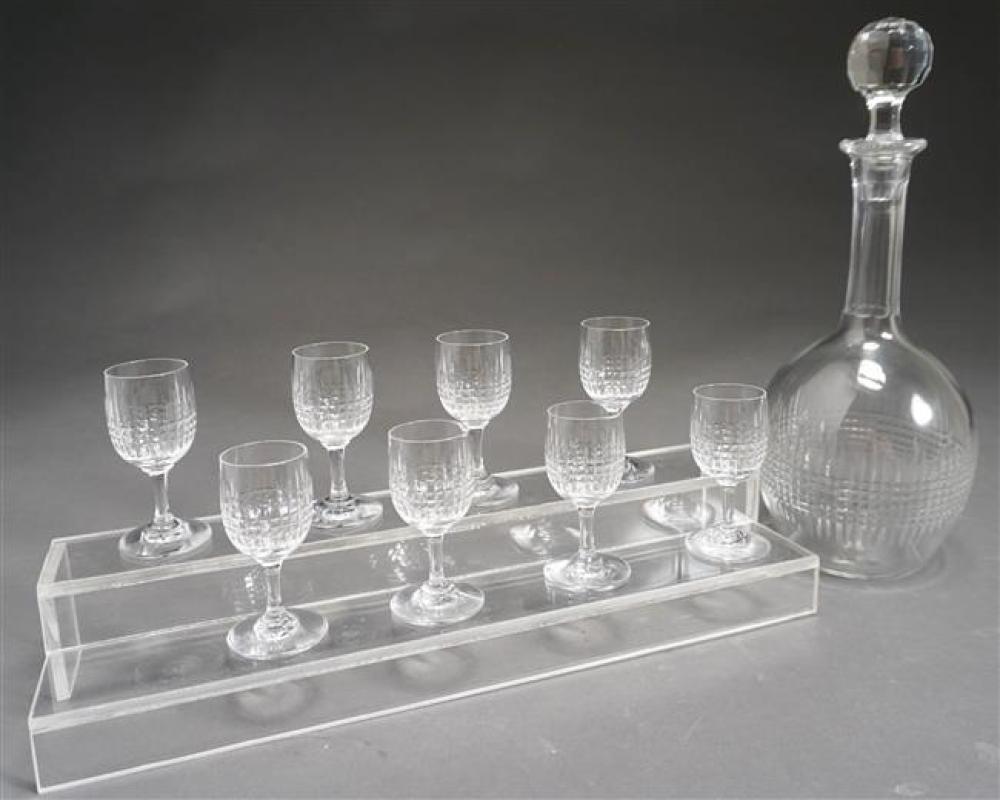 BACCARAT CRYSTAL NINE PIECE SHERRY 323d76