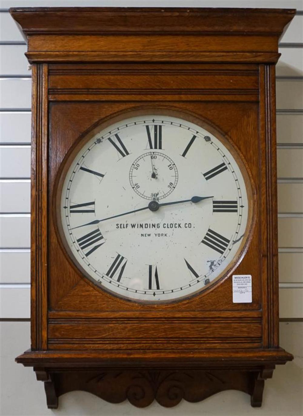 AMERICAN OAK SELF WINDING CLOCK