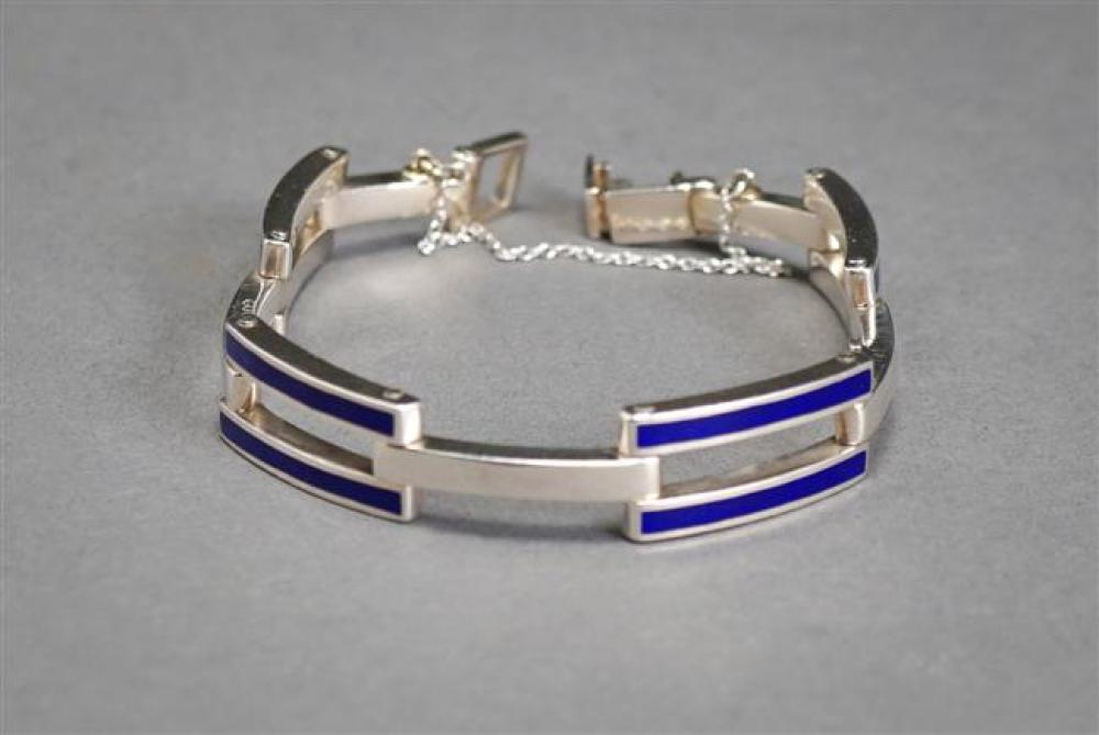 GUCCI STERLING SILVER AND COBALT 323e60