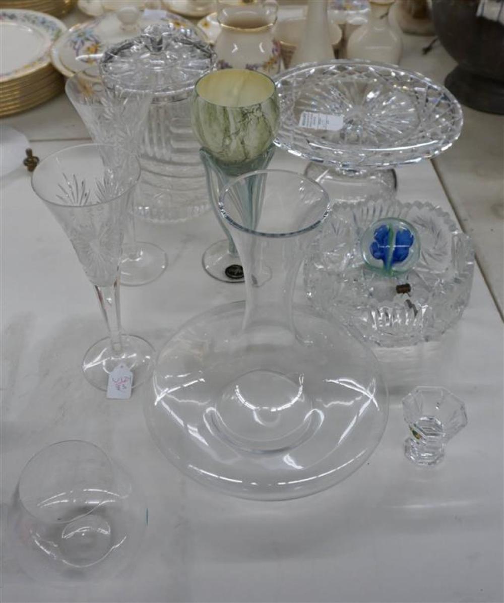 PAIR WATERFORD CRYSTAL CHAMPAGNES,