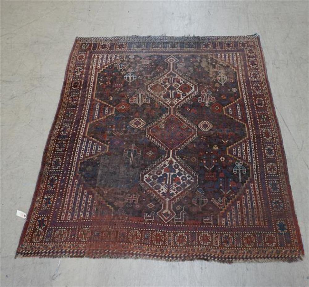 TWO SHIRAZ RUGS, LARGER: 6 FT 2