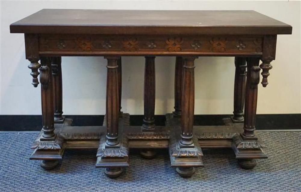 JACOBEAN STYLE STAINED WALNUT LIBRARY