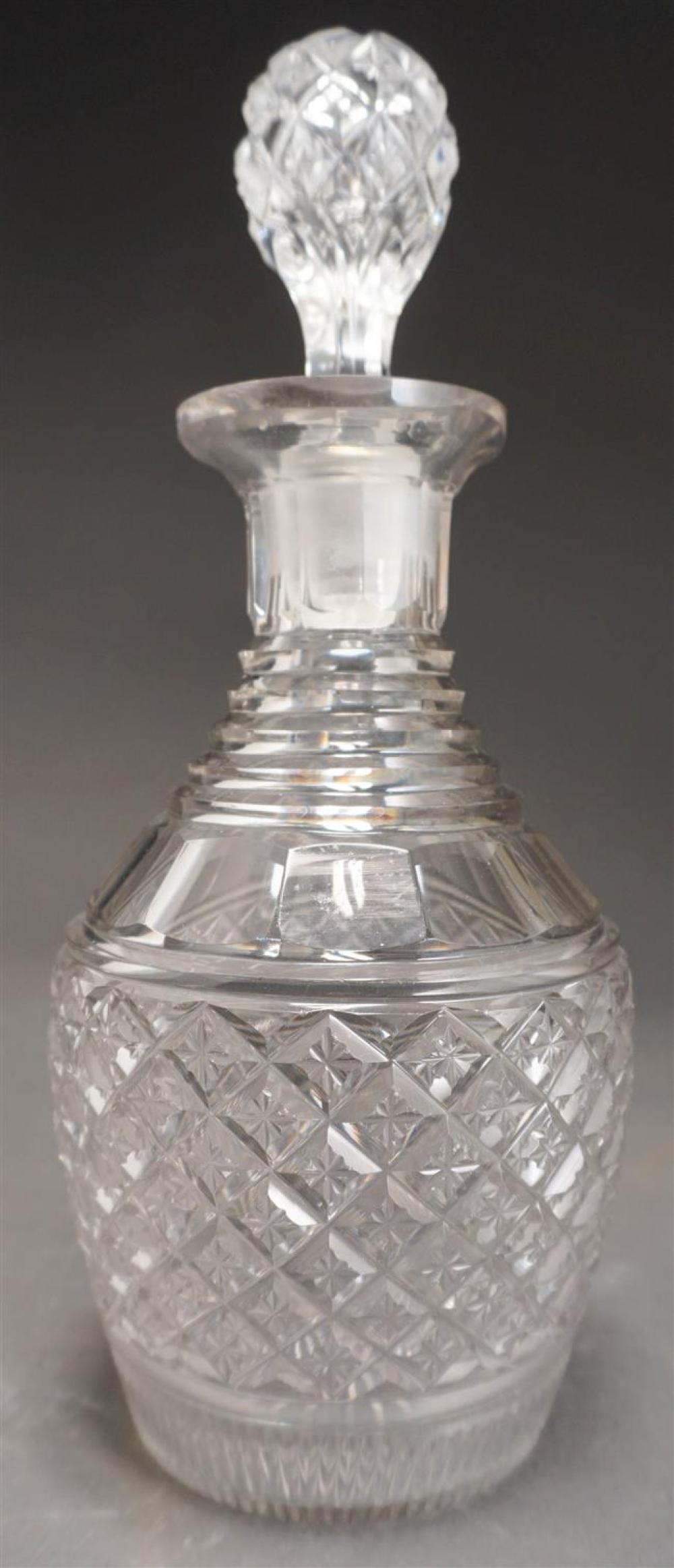 ANGLO IRISH CUT CRYSTAL DECANTER  323f12