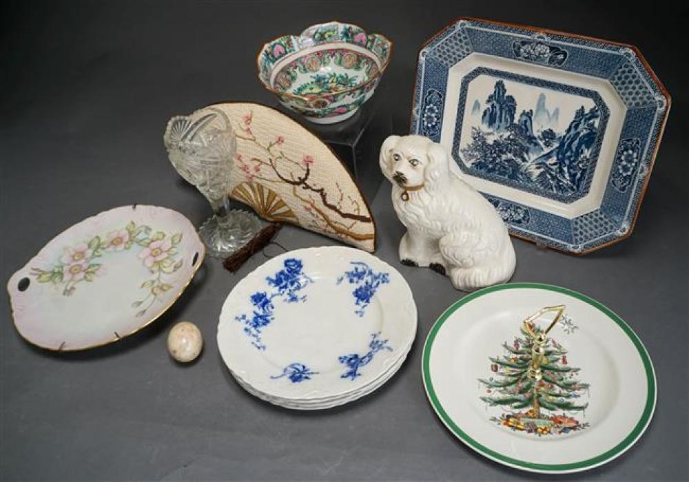 GROUP WITH ASSORTED PORCELAIN  323f3a