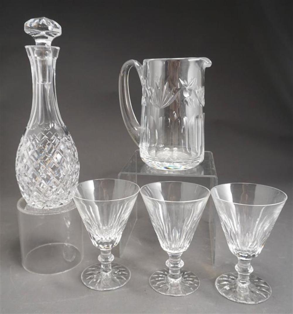 WATERFORD CRYSTAL PITCHER, DECANTER