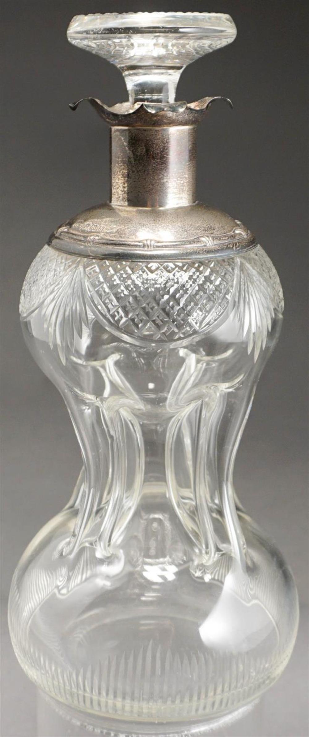 ENGLISH SILVER MOUNTED CUT CRYSTAL 323f72