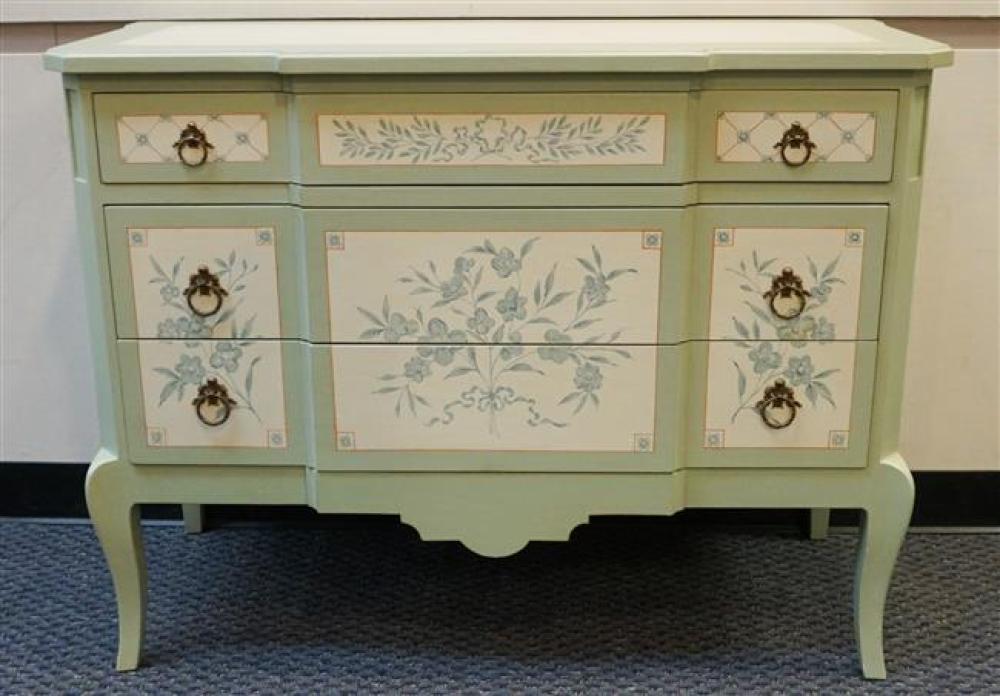 NEOCLASSICAL STYLE GREEN DECORATED 323fc1