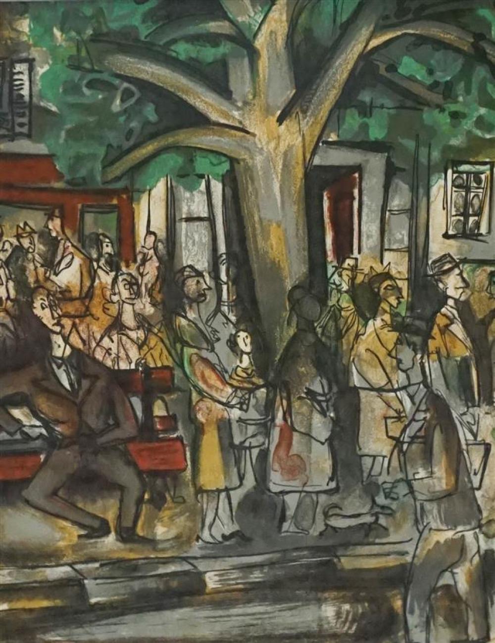 GABRIEL ZENDEL (FRENCH, 1906-1992) RASSEMBLEMENT,