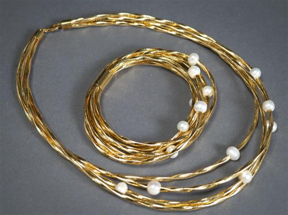 14-KARAT YELLOW-GOLD MOUNTED SPIRAL