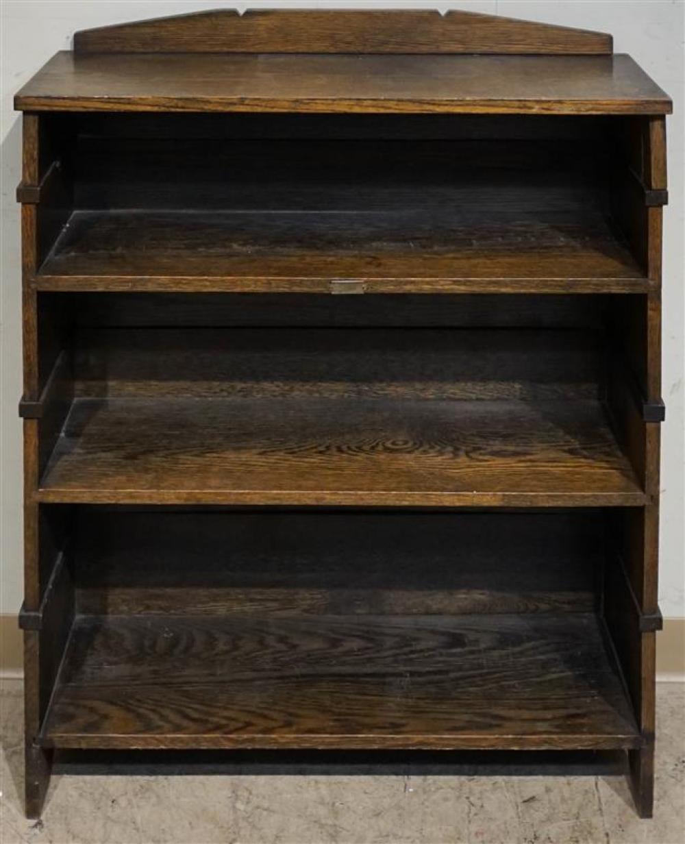 OAK STACKING OPEN BOOKCASEOak Stacking