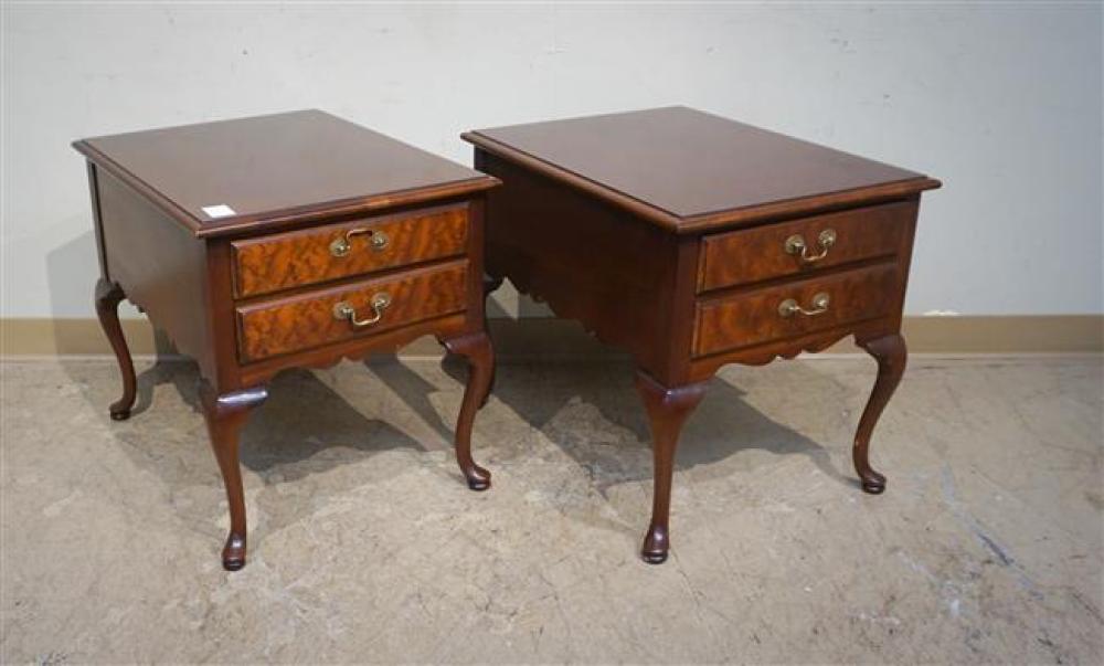 PAIR HICKORY QUEEN ANNE STYLE MAHOGANY 3240c8