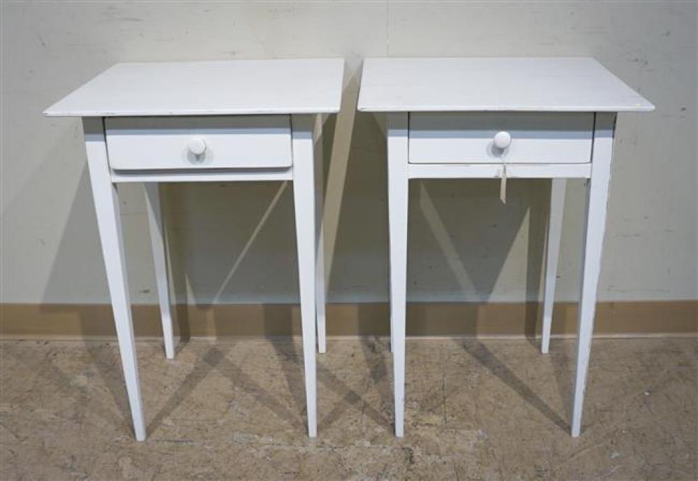 PAIR FEDERAL STYLE WHITE ENAMEL 3240c7