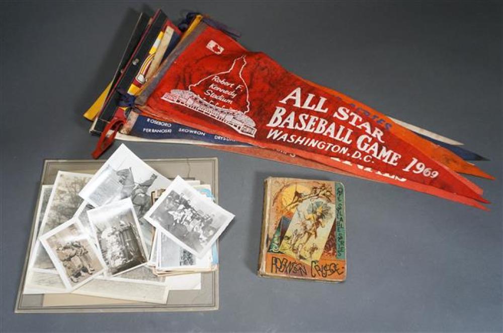 GROUP OF ANTIQUE BASEBALL AND OTHER