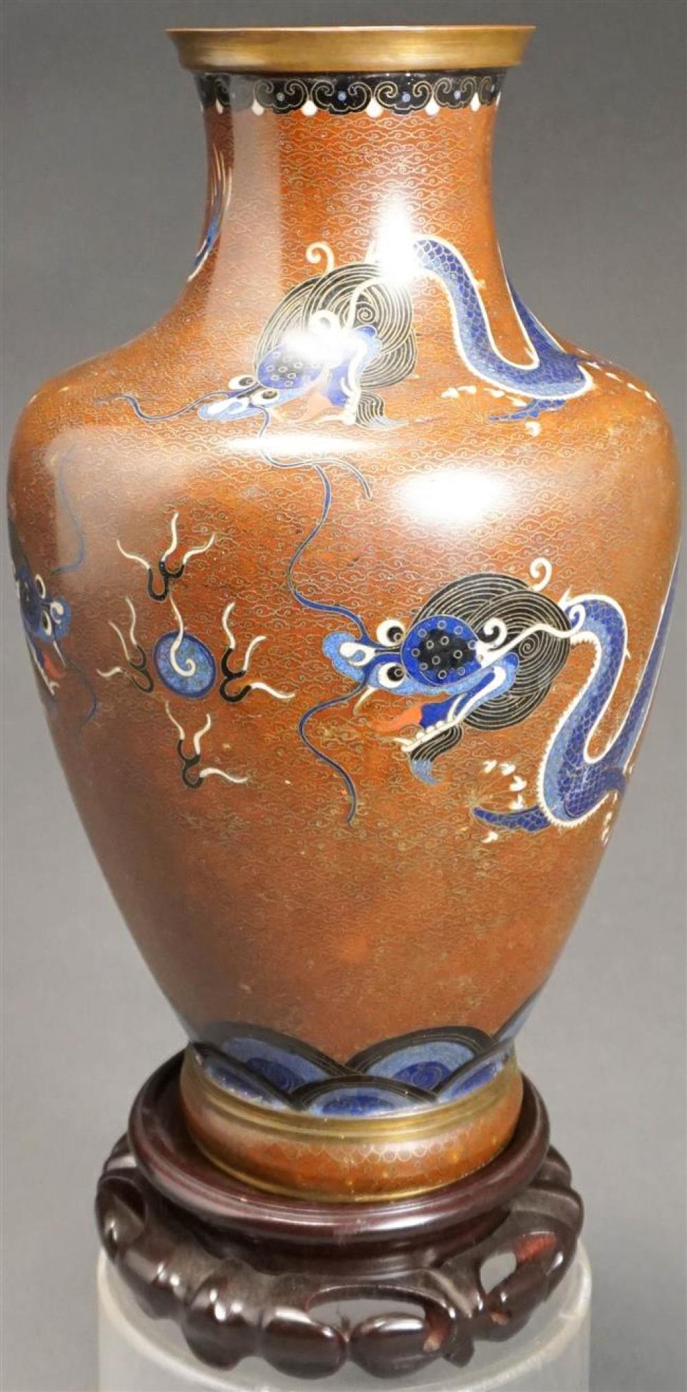 CHINESE CHAMPLEVE ENAMEL DECORATED 324100