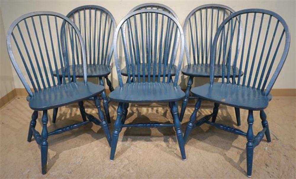 SET WITH SIX WINDSOR STYLE BLUE 324139