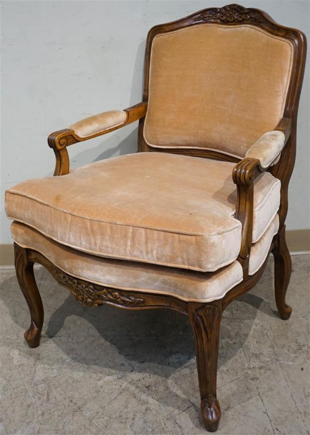 LOUIS XV STYLE CARVED FRUITWOOD