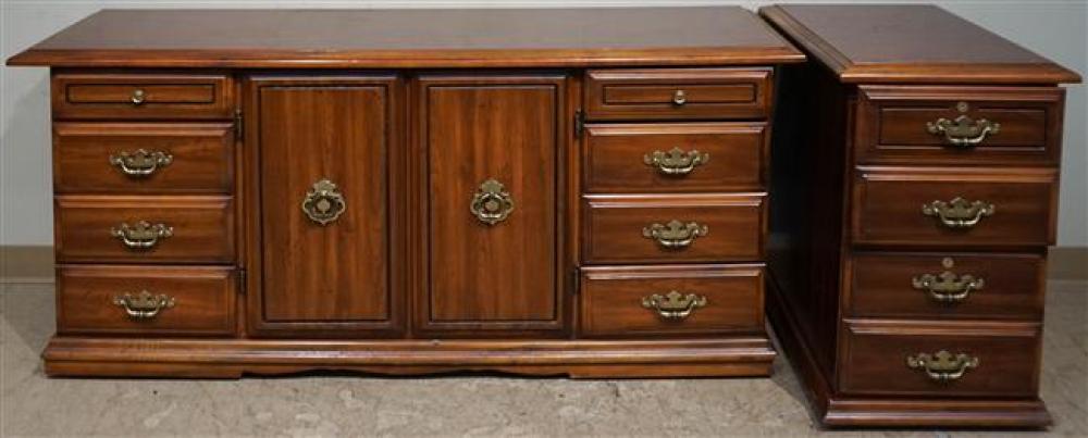 FRUITWOOD TWO-DRAWER FILE CABINET