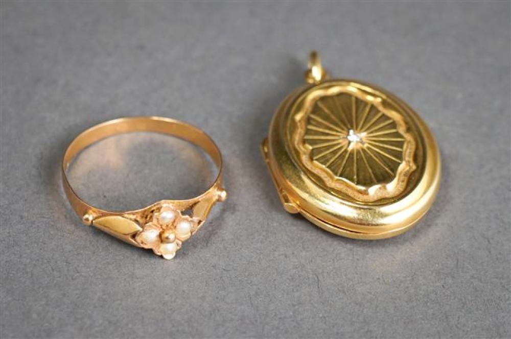 FRENCH 18-KARAT YELLOW-GOLD AND