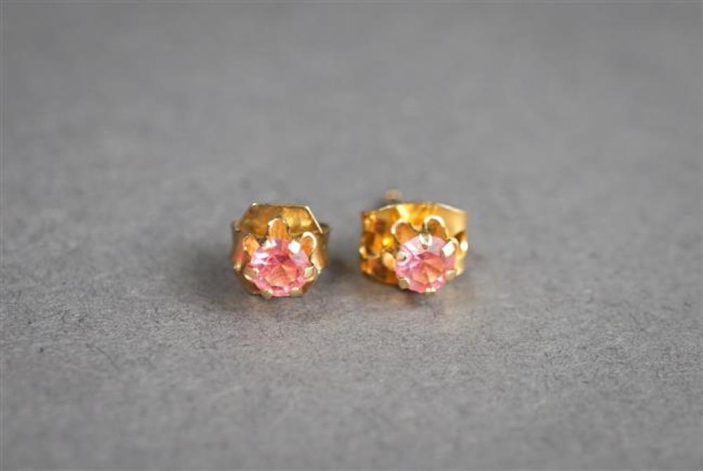 PAIR OF 14 KARAT YELLOW GOLD AND 3241da