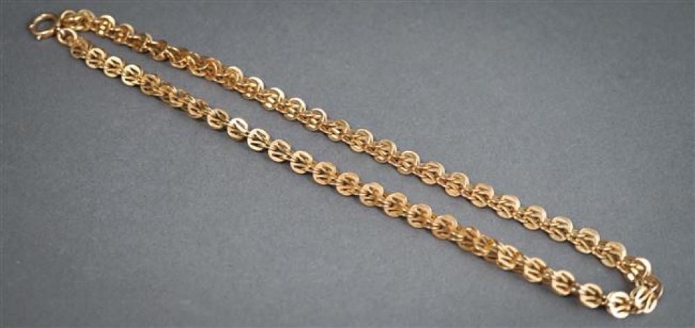 TESTED 14 KARAT YELLOW GOLD NECKLACE 3241e2