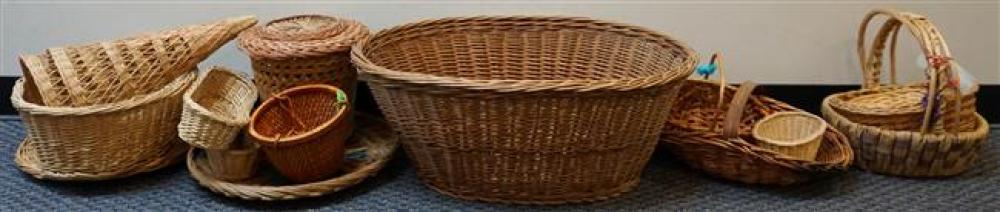 GROUP WITH WICKER AND OTHER BASKETRYGroup 324250