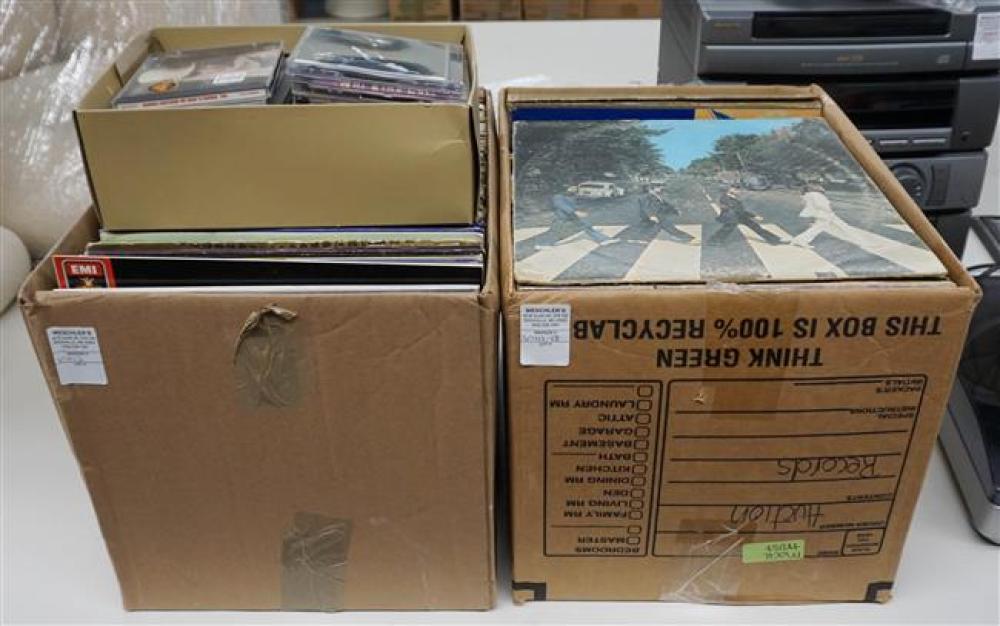 TWO BOXES OF LP RECORDSTwo Boxes 324262