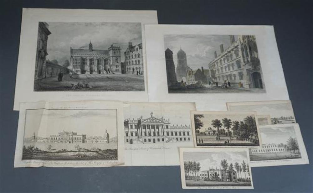 COLLECTION OF UNFRAMED ARCHITECTURAL 3242d1