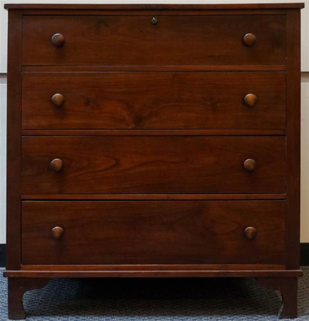 FEDERAL STYLE WALNUT CHEST OF DRAWERS,