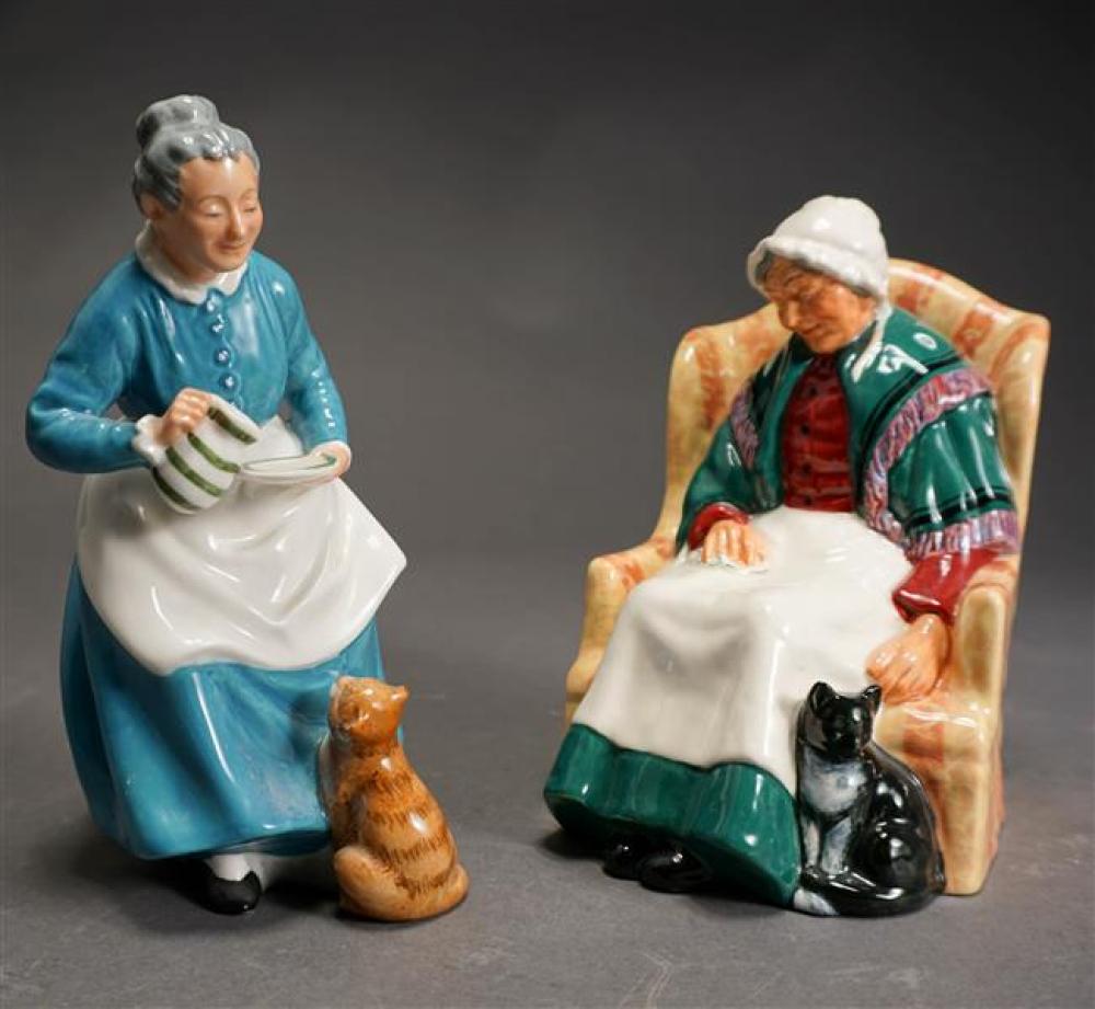 TWO ROYAL DOULTON FIGURES OF 'FORTY