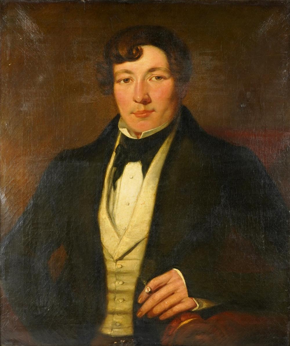 19TH CENTURY: PORTRAIT OF A MANoil