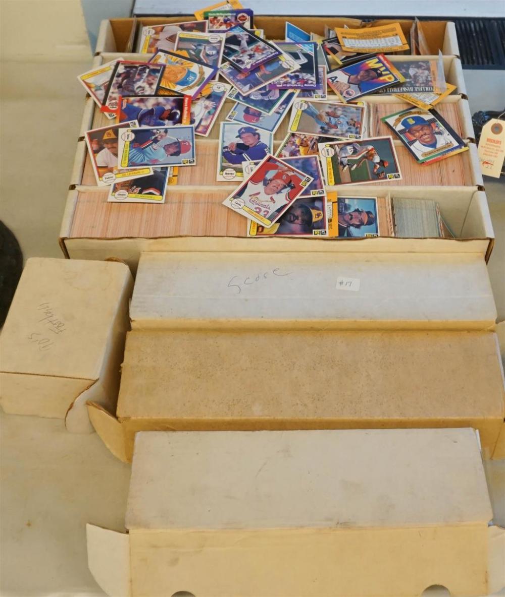 FIVE BOXES OF MOSTLY BASEBALL CARDS  326a5f
