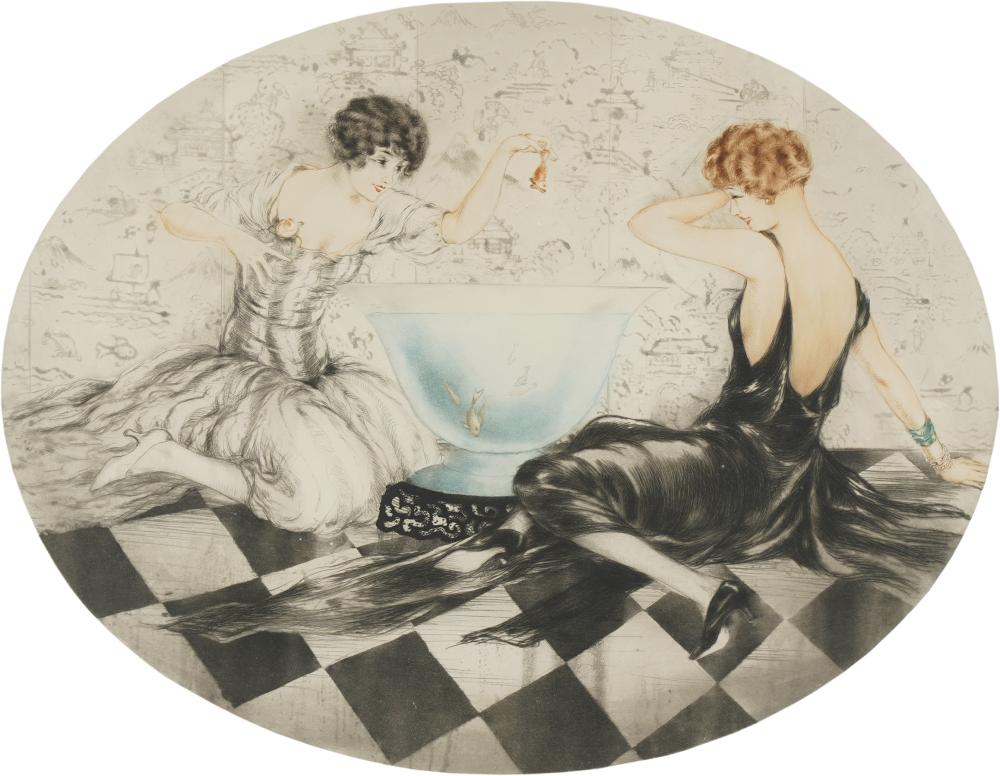 LOUIS ICART 1888 1950 MISCHIEVOUS 326a7a