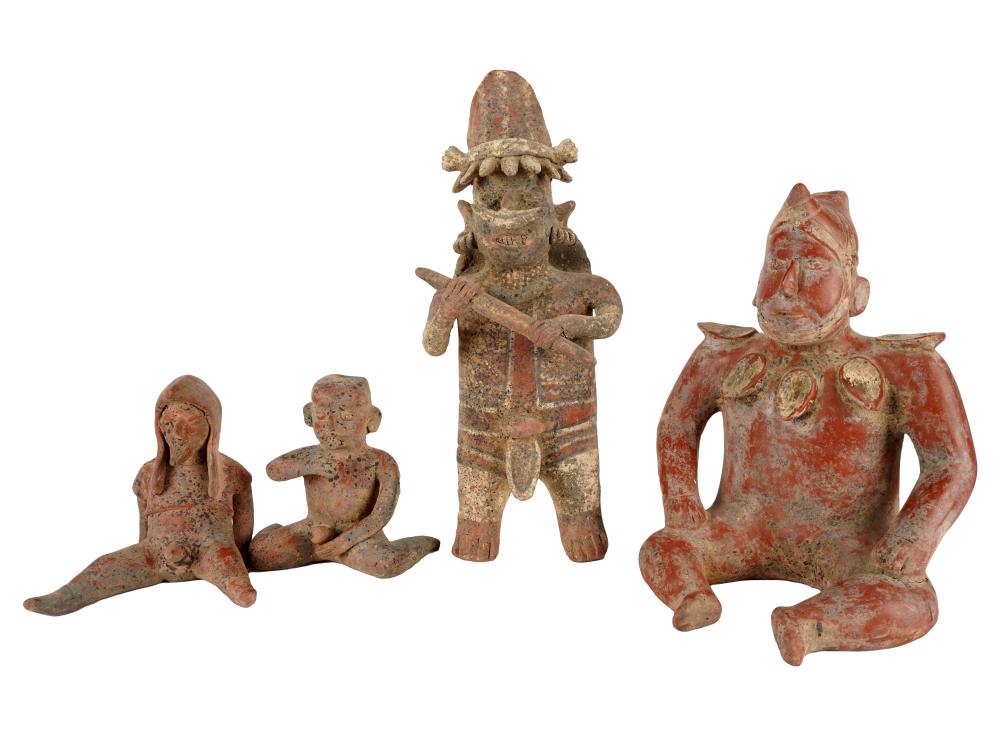 FOUR PRE COLUMBIAN STYLE POTTERY 326a93