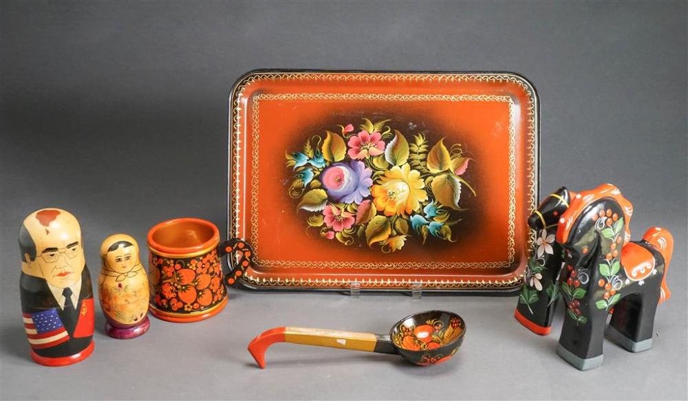 COLLECTION OF RUSSIAN LACQUERED