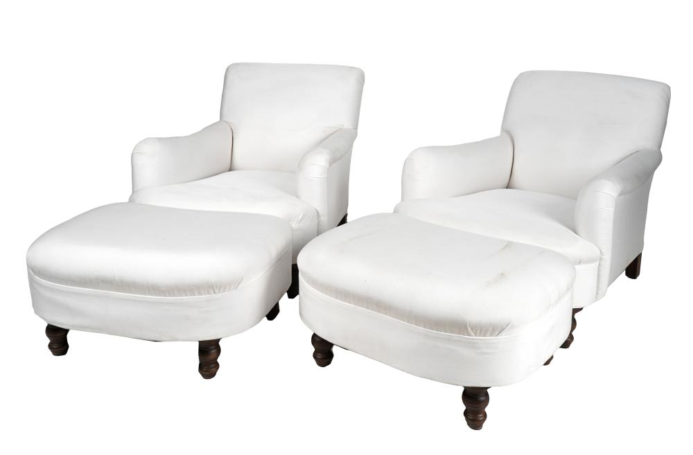 PAIR OF GEORGE SMITH JULES ARMCHAIRS 326b81