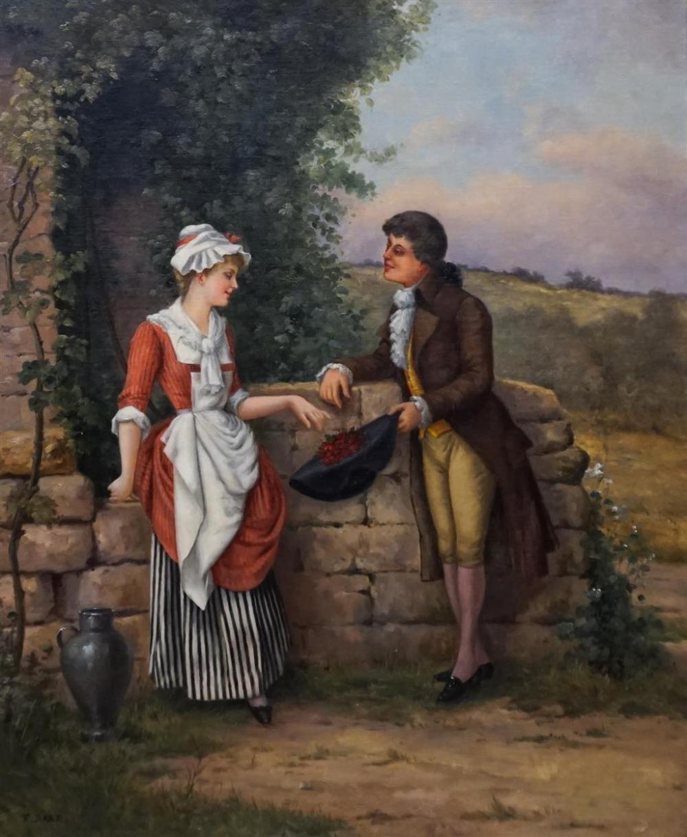 19TH CENTURY SCHOOL COURTING COUPLE  326bc8