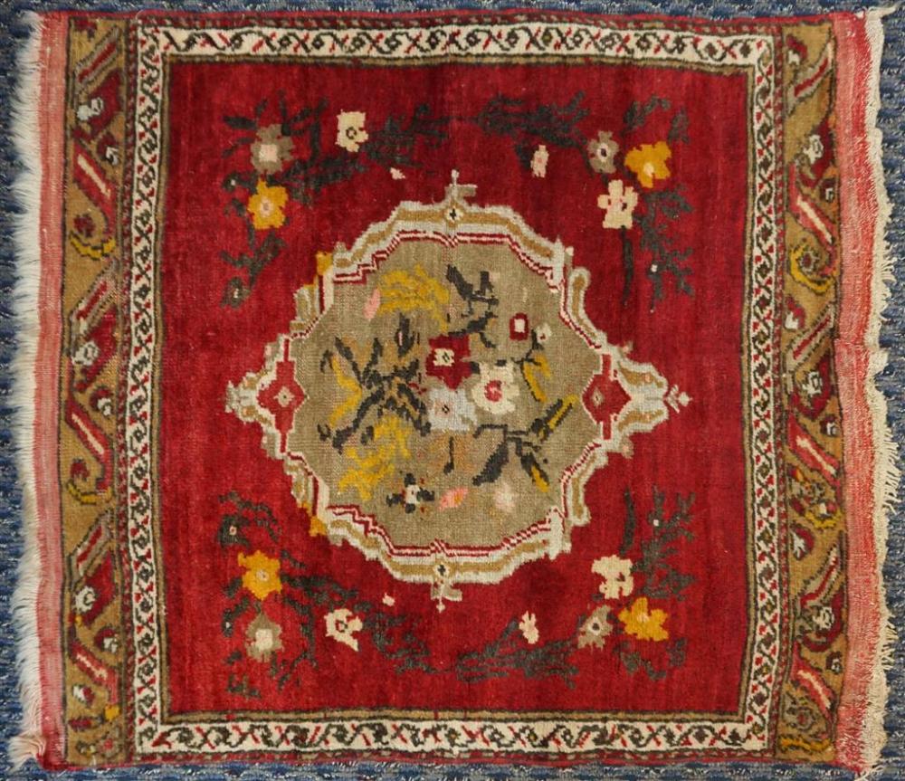 TURKISH OUSHAK RUG, 2 FT 8 IN X