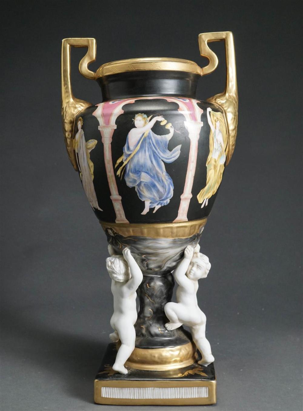 SEVRES TYPE GILT AND POLYCHROME