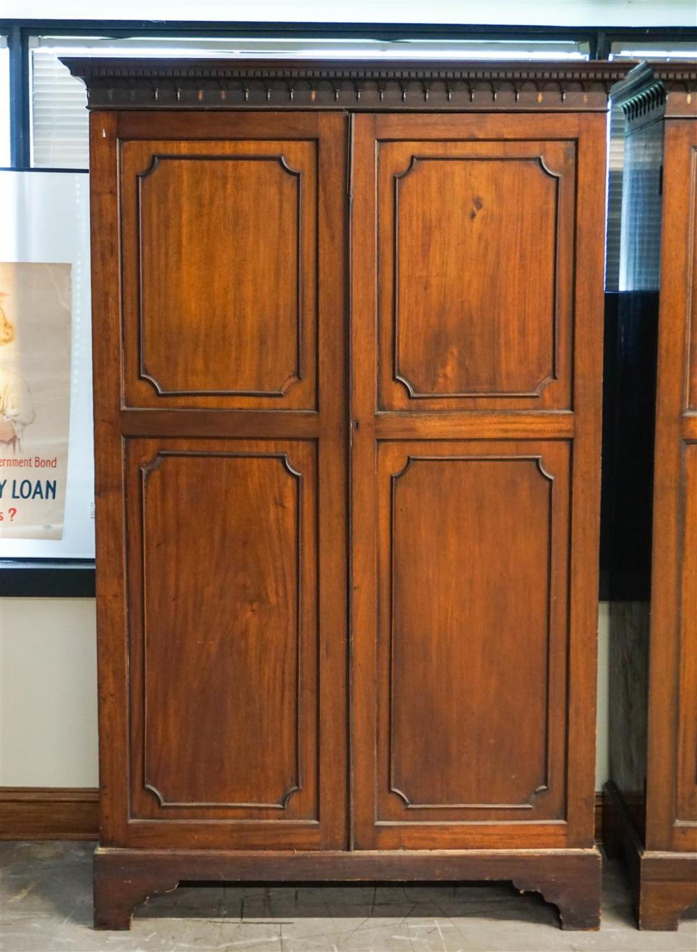 VICTORIAN MAHOGANY DOUBLE DOOR