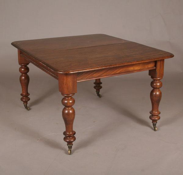 Victorian table; mahogany and mixed